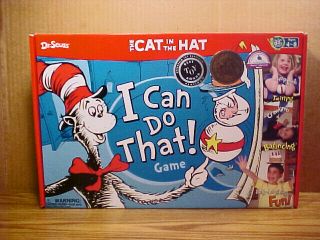 2007 Dr.  Seuss " The Cat In The Hat " I Can Do That Game - Vg Complete