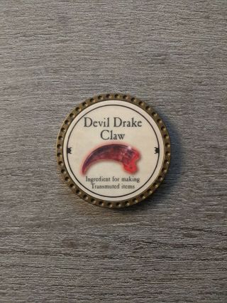 True Dungeon Token Devil Drake Claw Monster Trophy Bit Ingredient