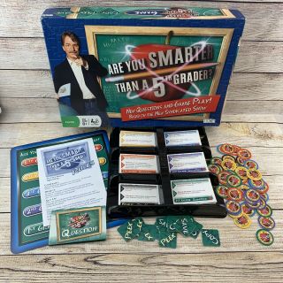 Are You Smarter Than A 5th Grader? Family Board Game Trivia Questions Complete