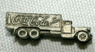 1999 Coca Cola Monopoly Game Delivery Truck Pewter Token Game Piece