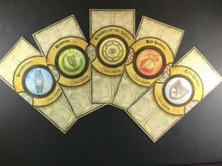 Lords Of Waterdeep: A Dungeons & Dragons Board Game - 5 Player Faction Mats Only