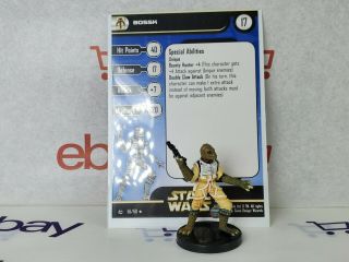 Star Wars Miniatures Bossk & Card