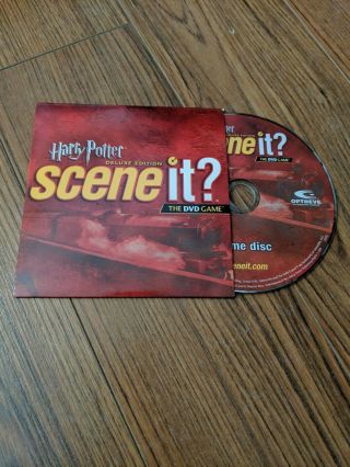 Harry Potter Deluxe Edition Scene It? Replacement Game Dvd Disc Only
