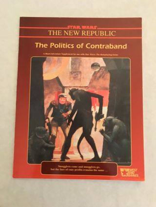 Star Wars The Politics Of Contraband Rpg West End Games Adventure Supplement