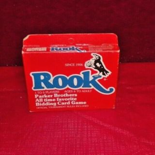 Vintage 1978 Rook Bidding Card Game W/official Tournament Rules