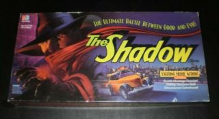 The Shadow Movie Action Game Milton Bradley 1994 Missing Two Black Game Dice