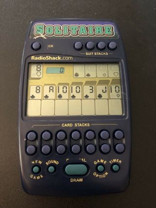 Solitaire Radio Shack Handheld Electronic Game 60 - 2697 Cleaned And