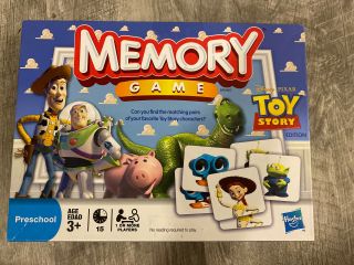 Memory Disney Pixar Toy Story Edition Hasbro Matching Cards 100 Complete.