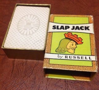 Vintage 1935 Slap Jack By Russell Card Collector Kids Crafts Games Vtg Graphics