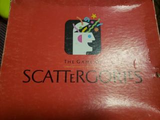 Vintage 1988 The Game Of Scattergories Milton Bradley Co Complete