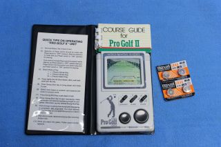 Vintage Pro Golf Ii 2 Handheld 1 Or 2 Player Golf Game Japan Electronic