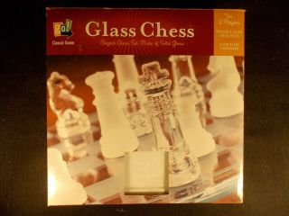 Fine Glass Chess Set From Go Games Ready To Play