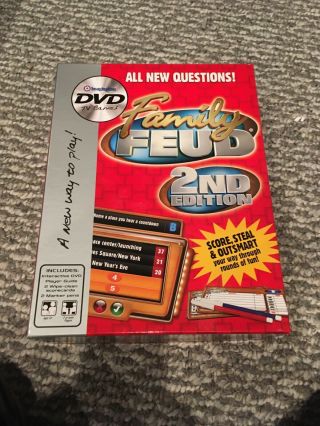 Family Feud Game Show 2nd Edition Interactive Dvd Board Game