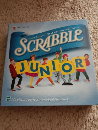 Scrabble Junior Complete Crossword Game Milton Bradley