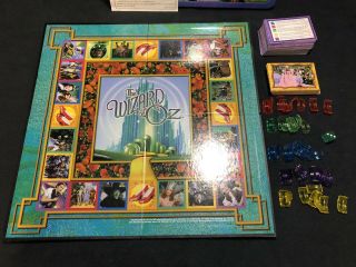 The Wizard Of Oz Trivia Board Game Collectible Tin,  by Pressman 1999,  Complete 3