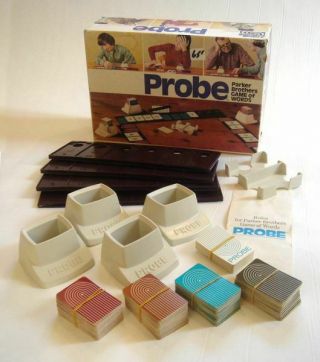 Probe: A Parker Brothers Game Of Words 1974 2 To 4 Players Ages 8 To Adult