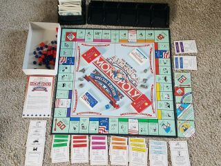 Monopoly The America Special Edition Board Game Features American Spots Complete