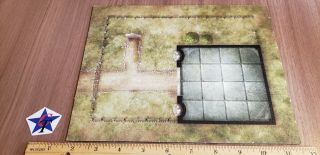 Dnd D&d Pathfinder Rpg Tile Set 8 " X10 " Mausoleom And Crypt X1