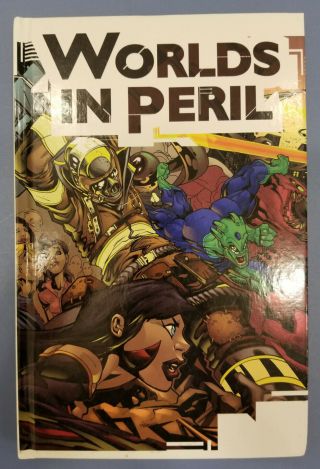 Worlds In Peril Rpg Pbta Hardcover Samjoko Publishing Superhero Comic Book Awe