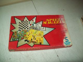 Vintage Spiele Magazin Multiple Game Set Made In Germany Hard To Find