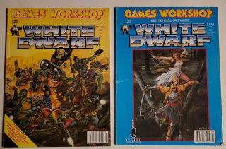 Games Workshop - 2x Vintage White Dwarf Magazines From 1990