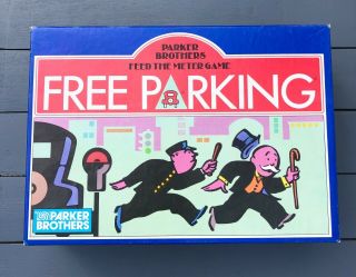 Monopoly Parking Feed The Meter Card Game Parker Brothers 1988 Complete