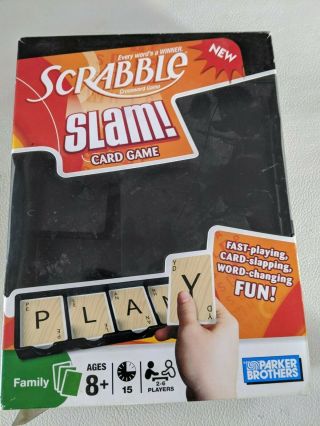 Scrabble Slam Family Card Game - 2 To 4 Players