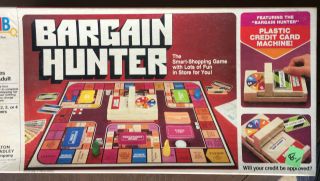 1981 “bargain Hunter” Board Game Milton Bradley 100 & Complete 4109