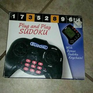 Plug And Play Sudoku With Bonus Sudoku Keychain Game