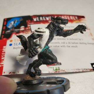 Horrorclix Werewolf Orderly 002 Experienced From The Lab Booster Pack