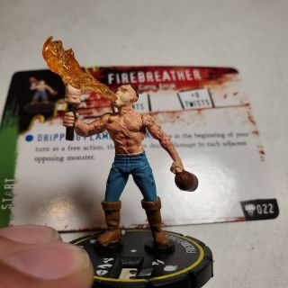 Horrorclix Firebreather 022 Rookie From Freakshow Booster Pack