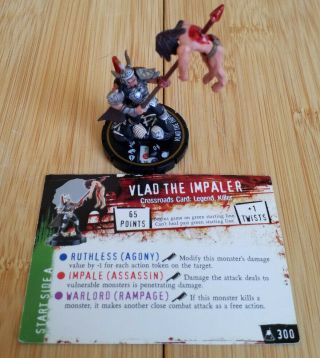 Vlad The Impaler 300 Le Horrorclix The Lab Set With Card 2007 Convention Le Fig