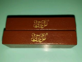 2 Jenga Game Special Edition Parker Brothers Vintage 07 Wood Replacement Blocks