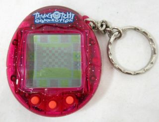 Bandai Tamagotchi Connection Clear Pink Virtual Pet