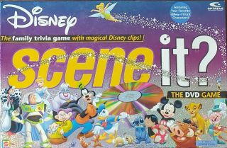Disney Scene It? The Dvd Game 2004 1st Edition Family Board Trivia Game Mattel
