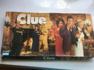 Clue Classic Detective Game - Parker Bros.  0045 - 1998 - 100 Complete - Exc Cond