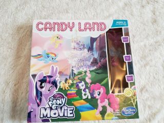 Candy Land Board Game My Little Pony The Movie Hasbro Family Kids Gifts Toys