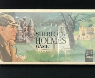 Vintage 1982 Cadaco Detective Sherlock Holmes Board Game Never Opened