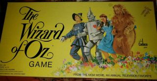 Vintage 1974 The Wizard Of Oz Board Game By Cadaco Missing Spinner Good Conditio