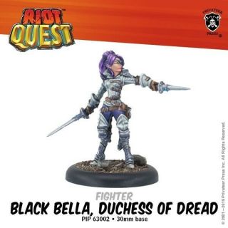 Privateer Press Riot Quest Black Bella Duchess Of Dread Metal Miniature