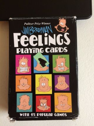 Feelings Playing Cards By Jim Borgman Pulitzer Prize Winner Incomplete