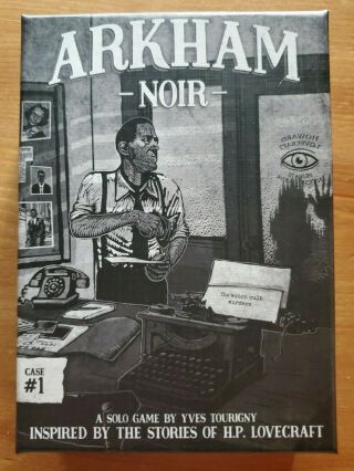 Arkham Noir 1 – Case 1: The Witch Cult Murders – Solo Card Game By Ludo Nova