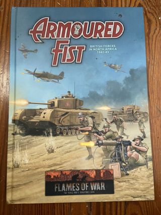 Flames Of War 15mm Armoured Fist British Forces In North Africa Book