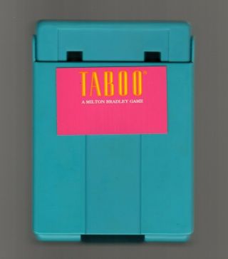 Taboo Game Replacement Part Card Holder Dispenser Green