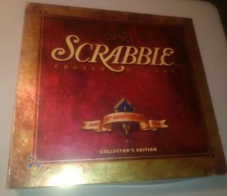 Scrabble Crossword Game 50th Anniversary Collector 
