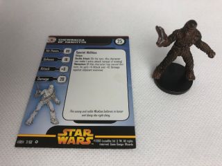 Star Wars Miniatures - Chewbacca Of Kashyyk - Revenge Of The Sith 07/60