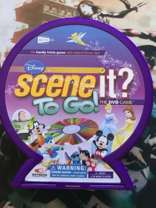 Disney Scene It? To Go The Dvd Family Trivia Travel Game