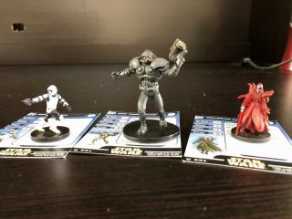 Star Wars Miniatures - Uncommon - Dark Trooper Phase Iii,  Nightsister Sith Witch