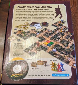Indiana Jones DVD Adventure Game Board Game 3