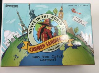Where In The World Is Carmen San Diego Card Game 2017
